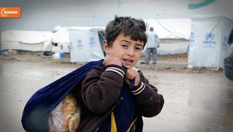 An Iraqi child refugee in the Kurdistan Region. Photo: Rudaw