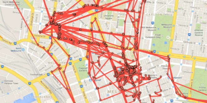 google-tracking-map