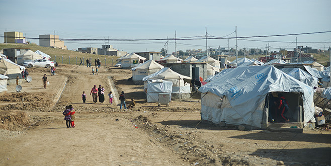 The Khanke IDP camp outside of Dohuk is home to more than 18,000 Yezidis and other Iraqi families who were displaced by the conflict.