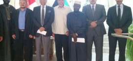 In the Photo: Head of Alfajr Center and his deputies , members of the Kuwaiti Embassy in Canada, and a representative of the Kuwaiti Ministry of endouments  and Islamic Affairs.
